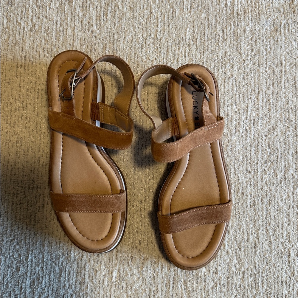 Lucky Brand platform sandals